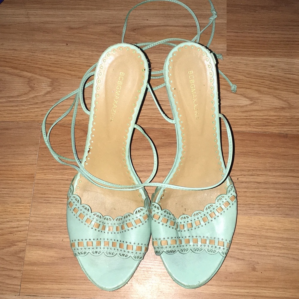Rare Sea Foam Green BCBGMaxazaria Heels
